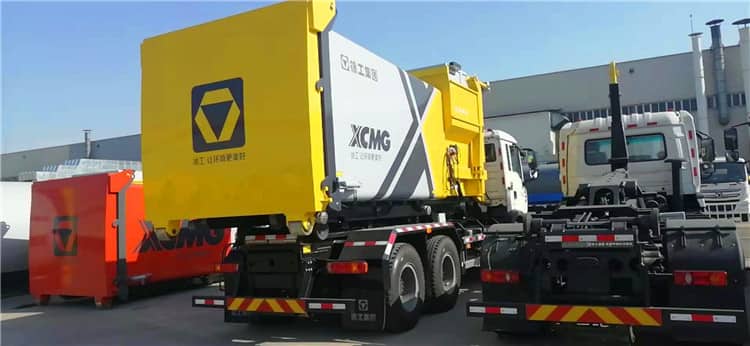 XCMG official new detachable container mini garbage truck with DONGFENG chassis XZJ5120ZXXD5 price